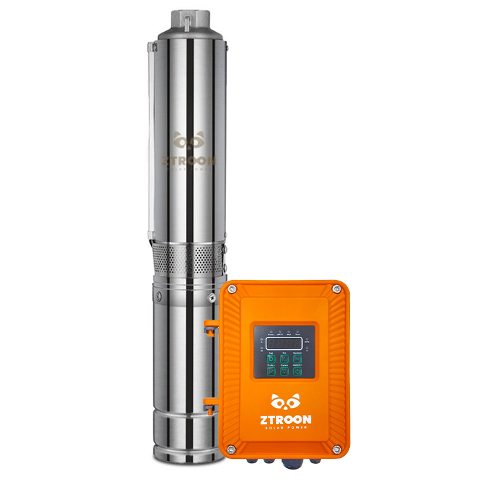 Bomba Solar ZTROON 3" - 75m ou 26m³/dia | 3ZTPC5.2-75-96-750W